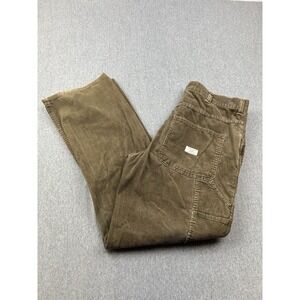 Vintage Gap Carpenter‎ Brown Corduroy Pants Mens 36x33 Straight Loose Baggy Y2K